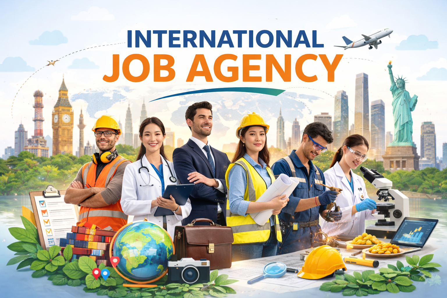Joseline International Manpower Corporation recruitment agency cover showing overseas job opportunities